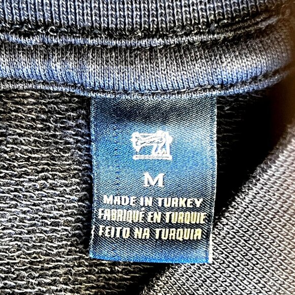 Scotch & Soda Medium "Twelve O'Clock Hotdog" Sweatshirt Blue Long Sleeve Crew - Picture 12 of 16